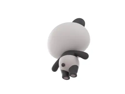 Character007 Panda 3D model