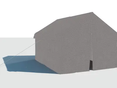 Tent model Free low-poly 3D model