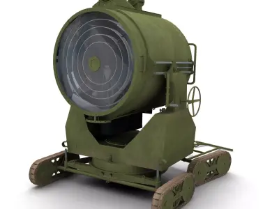 90cm Searchlight 3D model