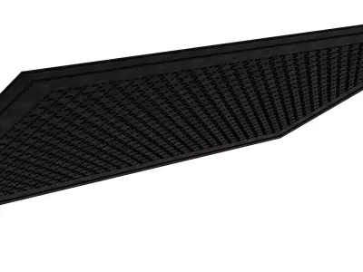 Rubber mat Low-poly 3D model