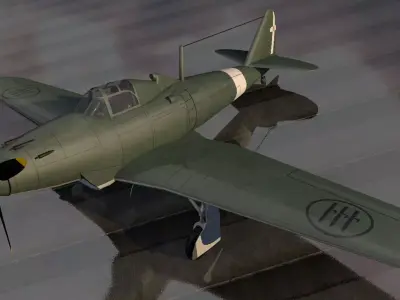 Piaggio P-119 3D model