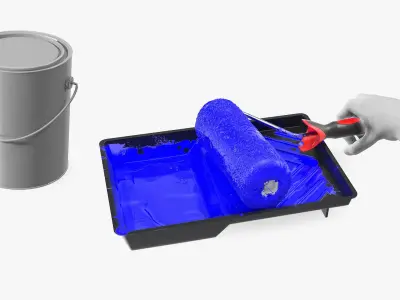  Hand with Painting Equipment Collection 
