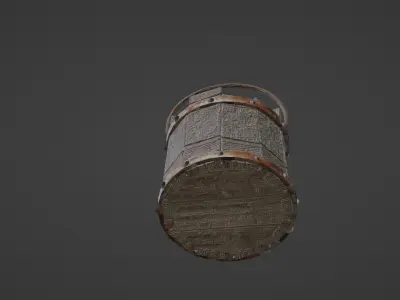 Old Bucket Free 3D model purchase
