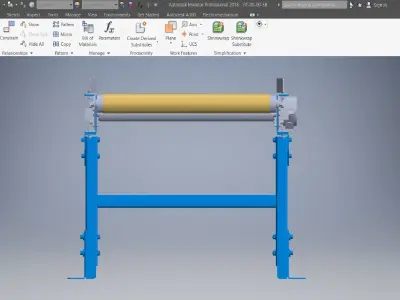 Slat Chain Conveyor 3D model