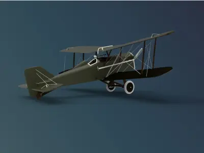 Royal Aircraft Factory SE 5a 3D model