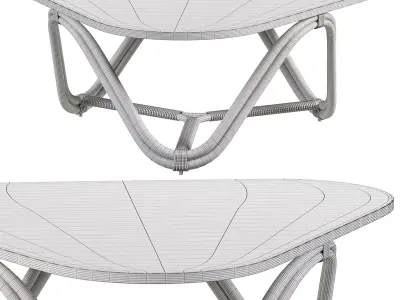 MANAU COCKTAIL TABLE by Baker MCGUIRE 3D model