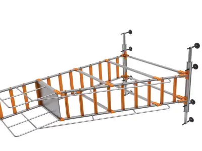 industrial Multifunctional Ladder 3D model purchase