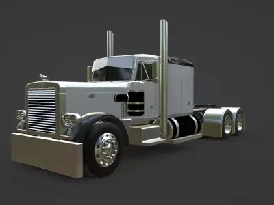 Peterbilt 359 Low-poly 3D model