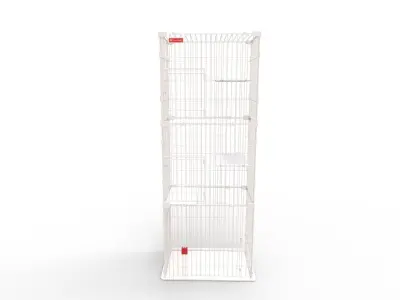 Iris Ohyama Woody Cat Cage 3D model