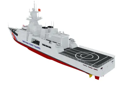 VCG 8025 Vietnam Coast Guard 8025 3D model