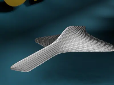 Alien ship 3D model