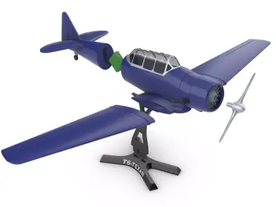 T6-TEXAN 3D print model