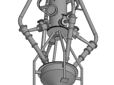 Gypsum cyclone 3D model