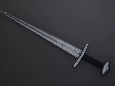 Ulfberht sword Low-poly 3D model