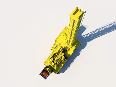 Drilling Machine 3D model 3D model