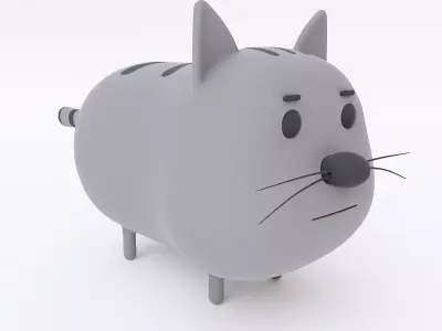Cat 3d model 3D model buy