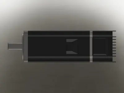 Servo DC Motor 24V 3D model
