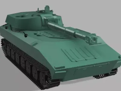 2S1 Gvozdika 3D print model
