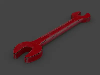 TOOL-002 Wrench 3D model