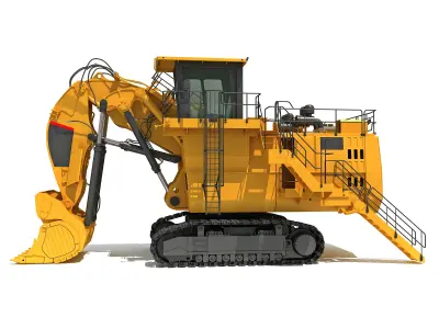 Mining Excavator 3D model