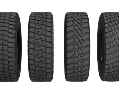 Generic off-road Tire pack  3D model