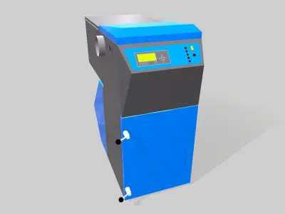 Boiler air compressor 3D model