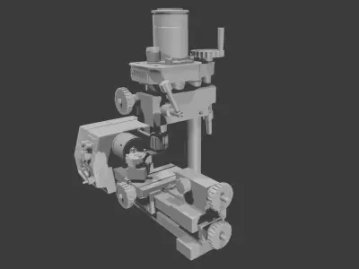 Mini Lathe - Mill Machine 3D model
