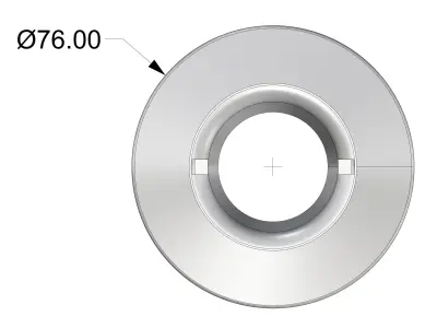 Thru-Hull Fitting 3D model