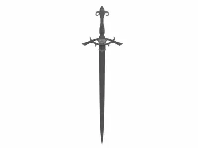 Collection of 12 special swords 3D model