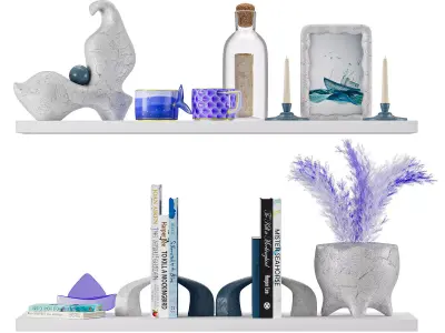 OCEAN DECORATIVE SET 3D model