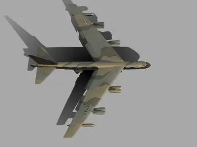 Boeing B-52 Stratofortress 3D model 7