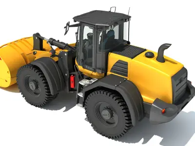  Wheel Loader 3D model