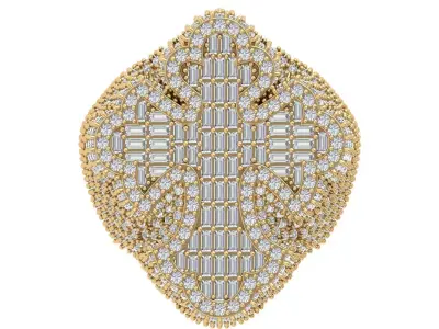 Cross Ring 3D print model