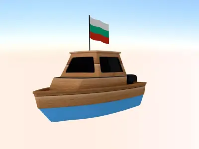 Bulgaria Fishing Boat 3D model