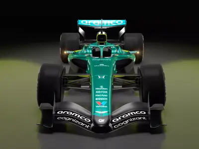 2026 Aston Martin F1 Showcar plus Photoshop files 3D model