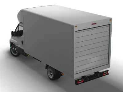 Iveco Daily Luton Box 2014 3D model