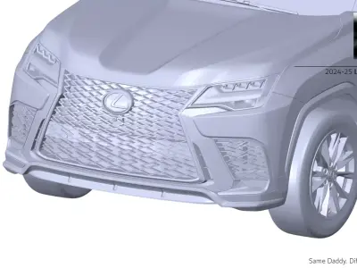 2024 2025 GMC Sierra 2500HD DENALI Ultimate 3D Scan Surface Data 3D model