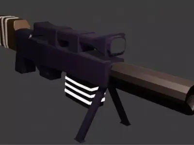 Gun of the future 3D model