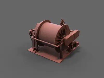 dummy winch 3D print model