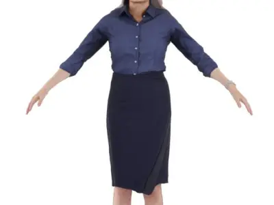 Alexandra Rigged 001