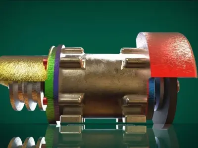 Bench Grinder I Touret a meuler Free 3D model