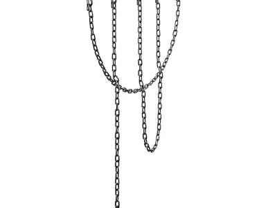 Wall Chains 3D model