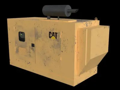 Generator Industrial Free low-poly 3D model
