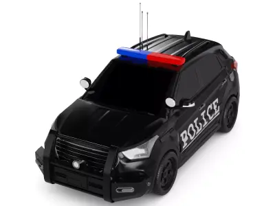 Police Vehicle 3D model order