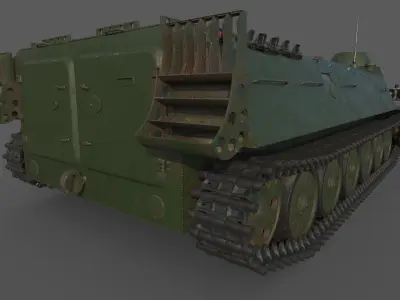 MT-LB armored vehicle 3D model