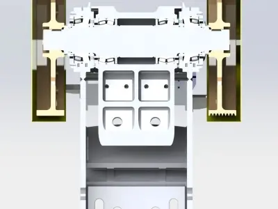 OMNI OC11090 JAW CRUSHER 3D and 2D model 3D model