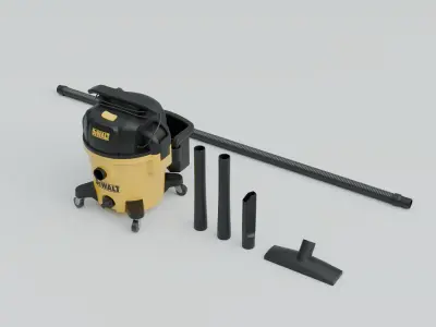 DeWalt Vacuum Cleaner 9 Gallon   3D model