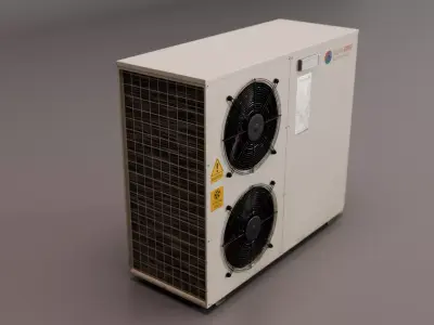 HVAC dirty 3D model