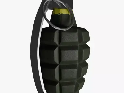 Grenade Low-poly 3D model