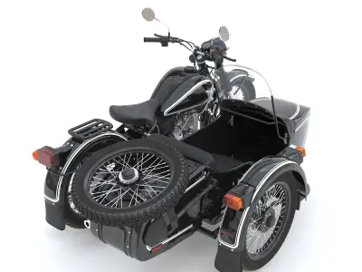 Ural Retro 3D model